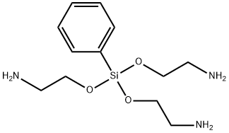 Tris(2-aminoethoxy)phenylsilane Struktur