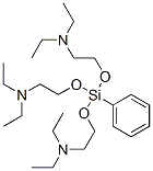 Tris[2-(diethylamino)ethoxy]phenylsilane Struktur