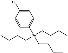 Tributyl(p-chlorophenyl)tin Struktur