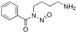 N-(4-amino-1-butyl)-N-nitrosobenzamide Struktur