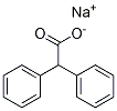 Benzeneacetic acid, a-phenyl-, sodiuM salt Struktur