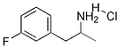 3-Fluoroamphetamine (hydrochloride) Struktur