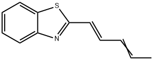 Benzothiazole, 2-(1E,3E)-1,3-pentadienyl- (9CI) Struktur