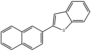 2-(2-Naphthyl)-1-benzothiophene Struktur