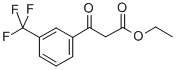 3-OXO-3-(3-TRIFLUOROMETHYLPHENYL)PROPIONIC ACID ETHYL ESTER Structure