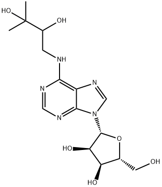 N-(2,3-Dihydroxy-3-methylbutyl)adenosine Struktur