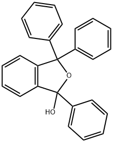 1,3-Dihydro-1,3,3-triphenylisobenzofuran-1-ol Struktur