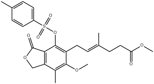 METHYL 4'-TOSYLMYCOPHENOLATE Struktur