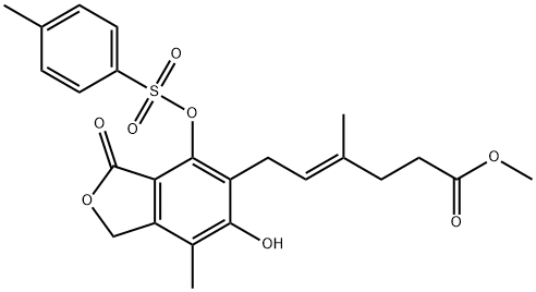 METHYL 6'-DESMETHYL-4'-TOSYLMYCOPHENOLATE Struktur