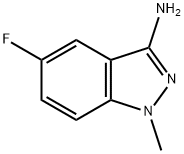 3-AMino-5-fluoro-1-Methylindazole Struktur