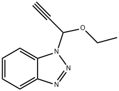 1-(1-ETHOXY-2-PROPYNYL)-1H-BENZOTRIAZOLE Struktur