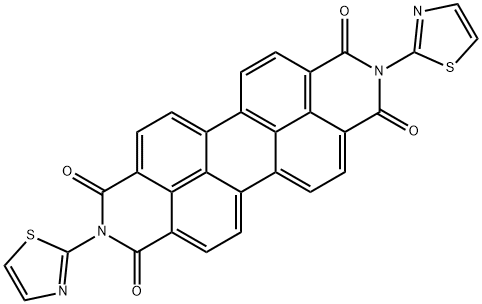 2,9-Di(1,3-thiazol-2-tl)anthra2,1,9-def:6,5,10-d'e'f'diisoquinoline-1,3,8,10-tetrone Struktur