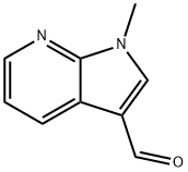 1H-Pyrrolo[2,3-b]pyridine-3-carboxaldehyde, 1-methyl- (9CI) Struktur