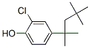 2-CHLORO-4-(1,1,3,3-TETRAMETHYLBUTYL)PHENOL Struktur