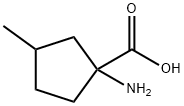 1-AMINO-3-METHYLCYCLOPENTANECARBOXYLIC ACID Struktur