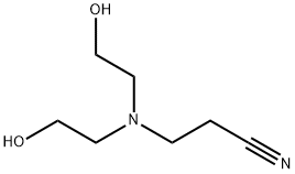 N-(2-CYANOETHYL)DIETHANOLAMINE Struktur