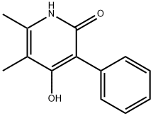 2(1H)-Pyridinone, 4-hydroxy-5,6-dimethyl-3-phenyl- (9CI) Struktur