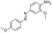 3,4'-Dimethoxy-4-aminoazobenzene Struktur