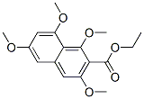 Ethyl 1,3,6,8-tetramethoxy-2-naphthoate Struktur