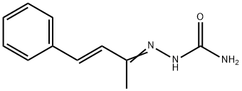 (4-phenylbut-3-en-2-ylideneamino)urea Struktur