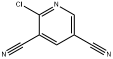 2-Chloropyridine-3,5-dicarbonitrile Struktur