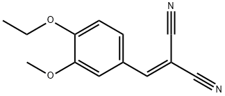 (4-Ethoxy-3-methoxybenzylidene)malononitrile Struktur