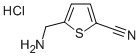 5-(AMINOMETHYL)THIOPHENE-2-CARBONITRILE HYDROCHLORIDE Struktur