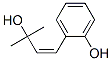 2-[(Z)-3-Hydroxy-3-methyl-1-butenyl]phenol Struktur