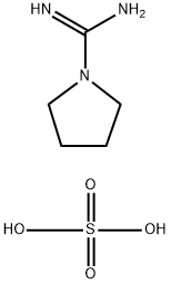 bis(pyrrolidine-1-carboxamidine) sulphate Struktur