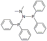 1,1-Bis(diphenylphosphino)-2,2-dimethylhydrazine Struktur