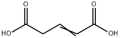 Pent-2-ene-1,5-dioic acid Struktur