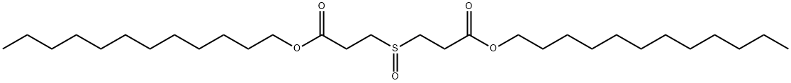 didodecyl 3,3'-sulphinylbispropionate  Struktur