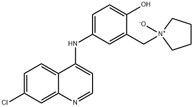 Amopyroquine N-Oxide Struktur