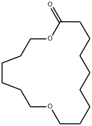 10-OXAHEXADECANOLIDE Struktur