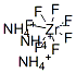 triammonium heptafluorozirconate(3-) Struktur