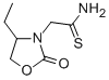 3-Oxazolidineethanethioamide, 4-ethyl-2-oxo- Struktur