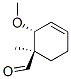 3-Cyclohexene-1-carboxaldehyde, 2-methoxy-1-methyl-, trans- (9CI) Struktur