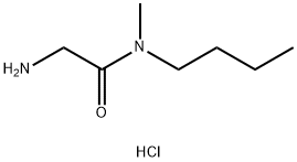 2-Amino-N-butyl-N-methylacetamide hydrochloride Struktur