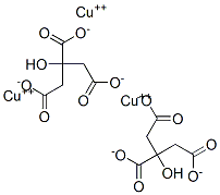 Copper(II) citrate Struktur