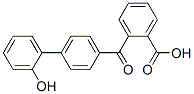 2-[4-(2-Hydroxyphenyl)benzoyl]benzoic acid Struktur