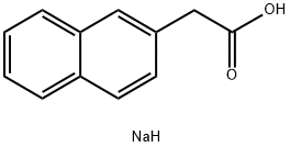 2-Naphthaleneacetic acid, sodiuM salt Struktur