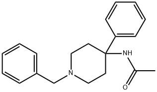 4-(ACETYLAMINO)-1-BENZYL-4-PHENYLPIPERIDINE Struktur