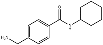 4-(aminomethyl)-N-cyclohexylbenzamide Struktur