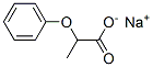 sodium 2-phenoxypropionate Struktur