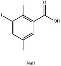 2,3,5-TRIIODOBENZOIC ACID SODIUM SALT Struktur