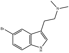 5-BROMO-N,N-DIMETHYLTRYPTAMINE Struktur