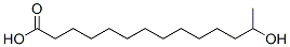 13-Hydroxymyristic acid Struktur