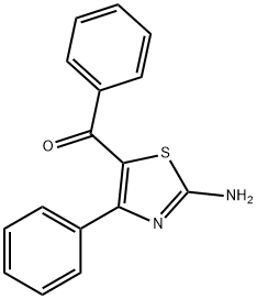 (2-AMINO-4-PHENYL-THIAZOL-5-YL)-PHENYL-METHANONE Struktur