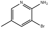 2-Amino-3-bromo-5-methylpyridine Struktur