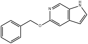 5-BENZYLOXY-6-AZAINDOLE Struktur